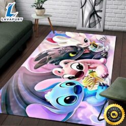 Stitch Family Rug For Lovers.…