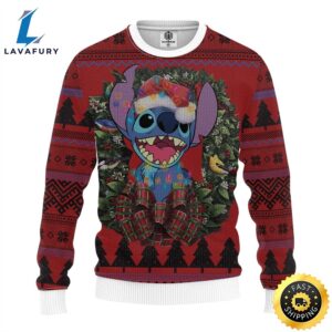 Stitch Growl Ugly Sweater For Fans