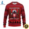 Stitch Heart Ugly Sweater For Christmas