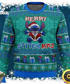 Stitch Merry Stitchmas Disney Ugly…