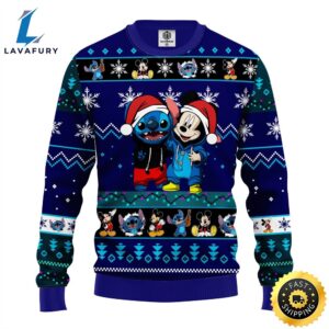 Stitch Mickey Ugly Sweater For Christmas