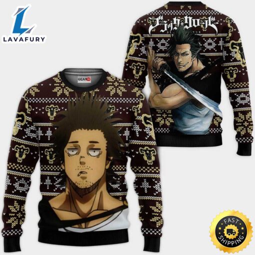 Sukehiro Yami Anime Black Clover Ugly Sweater