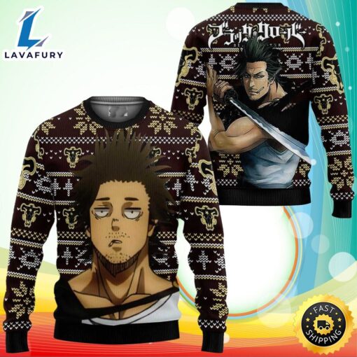 Sukehiro Yami Black Clover Manga Anime Ugly Sweater