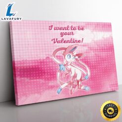 Sylveon Your Valentine Pokemon Canvas…