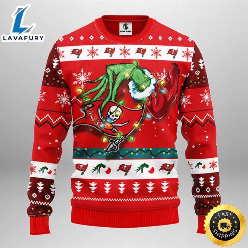 Tampa Bay Buccaneers Grinch Christmas Ugly Sweater