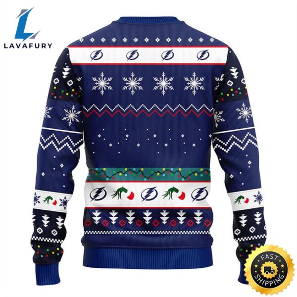Tampa Bay Lightning 12 Grinch Xmas Day Christmas Ugly Sweater