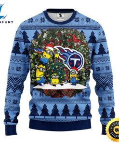 Tennessee Titans Minion Christmas Ugly…