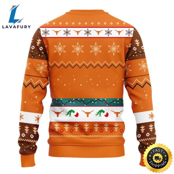 Texas Longhorns Grinch Christmas Ugly Sweater