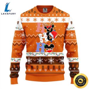 Texas Longhorns Hohoho Mickey Christmas…