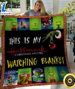 This Is My Hallmark Christmas Movies Watching Blanket Grinch
