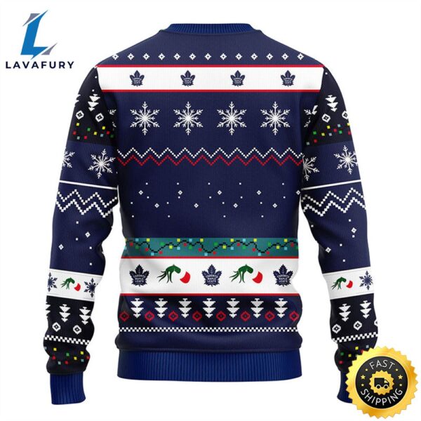 Toronto Maple Leafs 12 Grinch Xmas Day Christmas Ugly Sweater