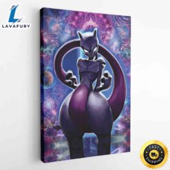 Trippy Cosmic Mewtwo Pokemon Canvas Print Wall Art 2 ezdjqe.jpg