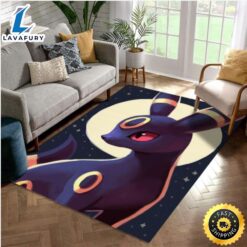 Umbreon Pokemon Area Rug Bedroom…