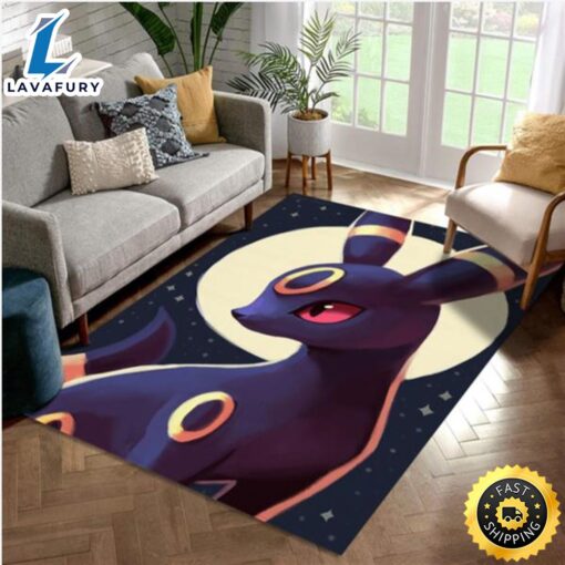 Umbreon Pokemon Area Rug Bedroom Rug US