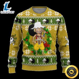 Usopp One Piece Anime Ugly Christmas Sweater 1 cnzspr.jpg