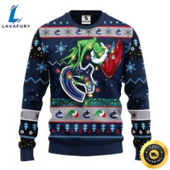 Vancouver Canucks Grinch Christmas Ugly…