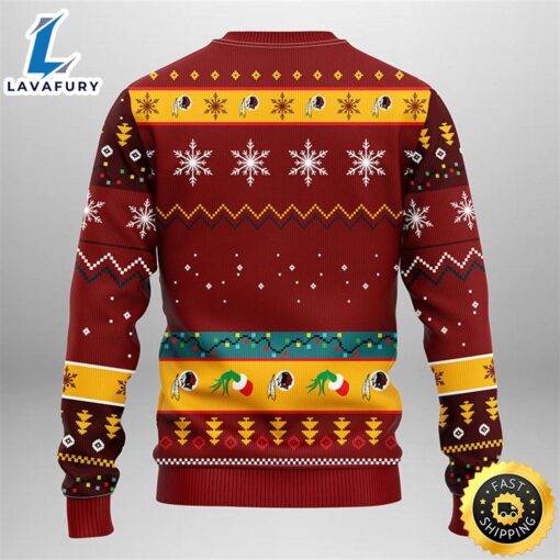 Washington Redskins Grinch Christmas Ugly Sweater