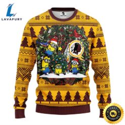 Washington Redskins Minion Christmas Ugly…