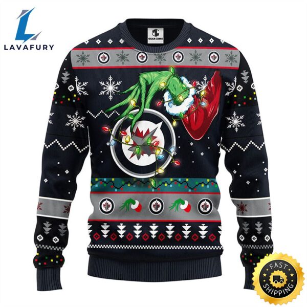 Winnipeg Jets Grinch Christmas Ugly Sweater