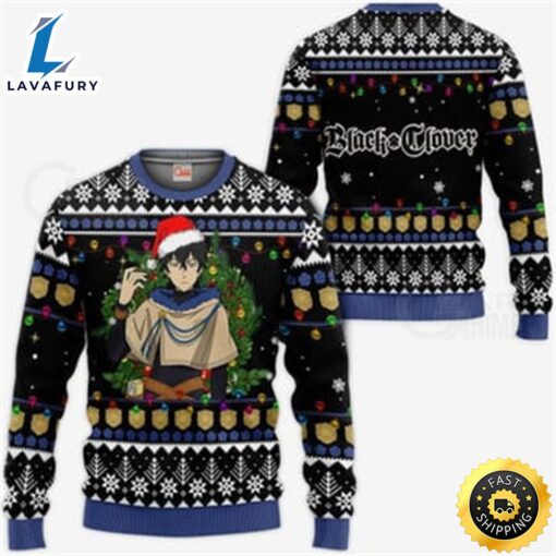 Yuno Black Clover Anime Ugly Sweater