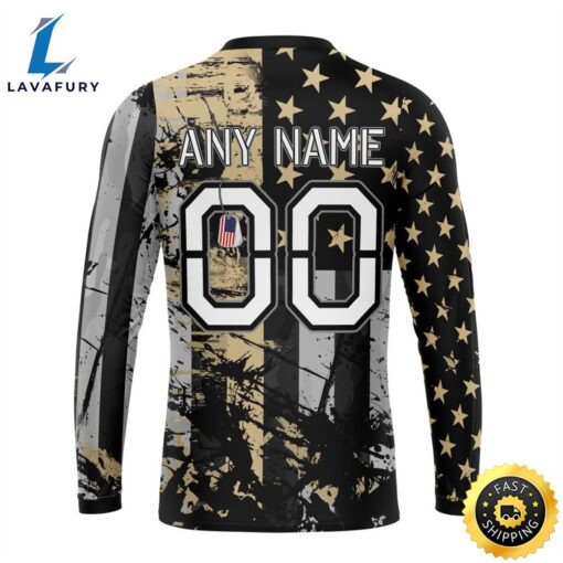 Personalized New Orleans Saints Classic Grunge American Flag Vetaran 3D Shirt Unisex