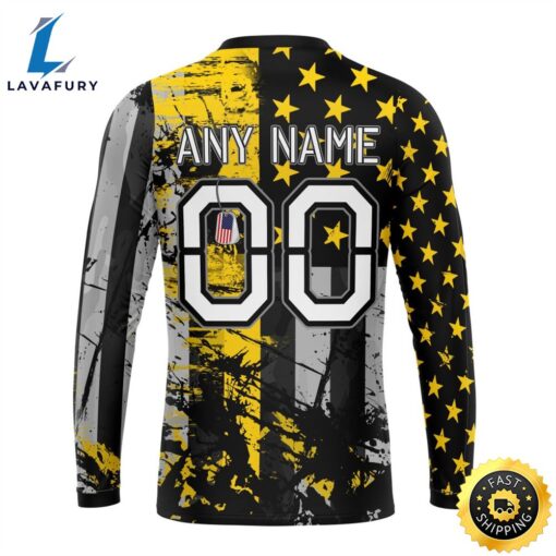 Personalized Los Angeles Rams Classic Grunge American Flag Vetaran 3D Shirt Unisex