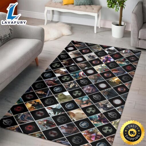 Avengers Marvel Pattern Movies Marvel Christmas Rug