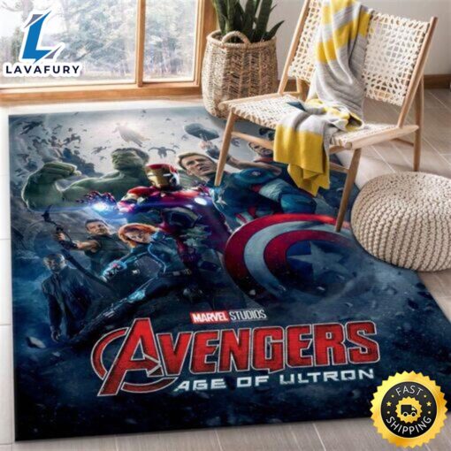 Avengers Ultron Marvel Movie 2023 Marvel Christmas Rug