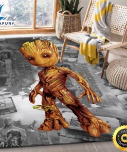 Baby Groot Movie Area Rug…