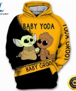 Baby Yoda Baby Groot 3d…