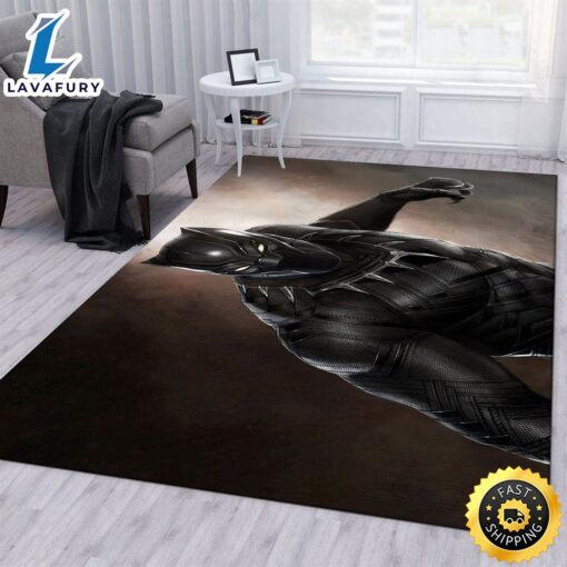 Black Panther Marvel Hot Movies Marvel Christmas Rug