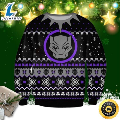 Black Panther Marvel Movie 2022 Marvel Christmas Sweater