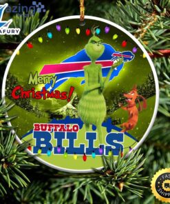 Buffalo Bills NFL Funny Grinch Christmas Ornaments