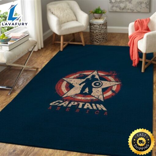 Captain American Avengers Marvel Movie 2023 Marvel Christmas Rug