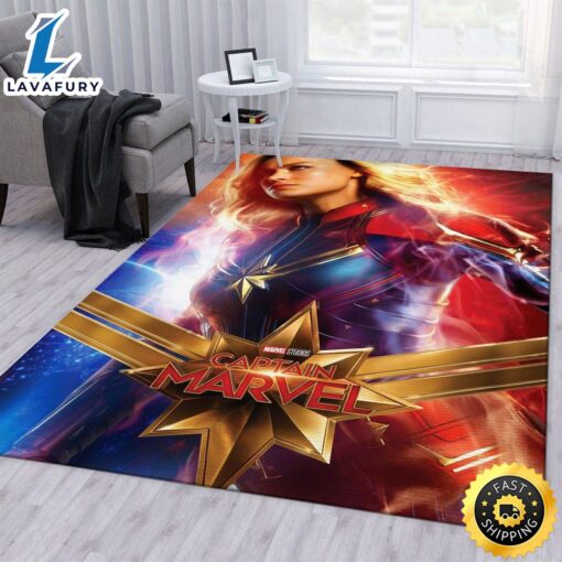 Carol Danvers Captain Marvel Movie Marvel Christmas Rug