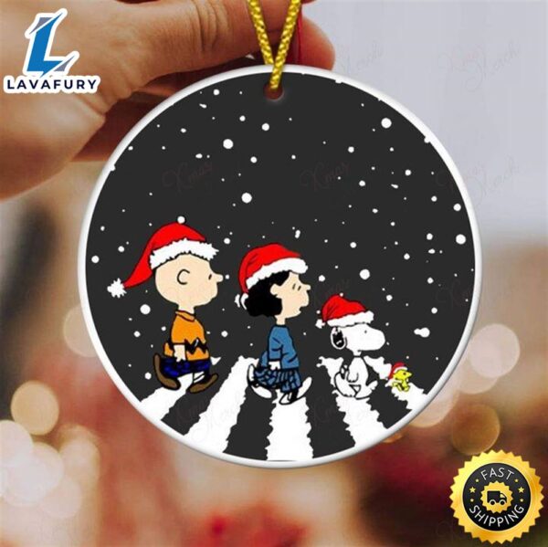 Charlie Brown And Snoopy Christmas Ornament