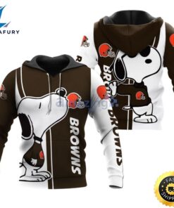 Cleveland Browns Snoopy Lover Cartoon…