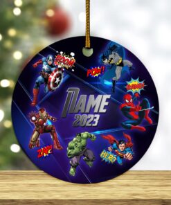 Custom Marvel Ornament, Marvel Christmas…