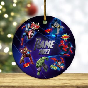Custom Marvel Ornament, Marvel Christmas…