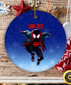 Custom Miles Morales Ornament, Spider…
