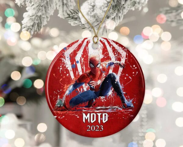 Custom Spider Man Ornament, First Christmas Ornament