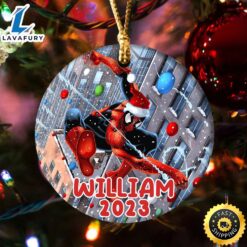 Custom Spiderman Ornament, Spiderman Christmas…