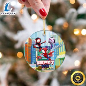 Customized Spidey Ornament, Personalized Spiderman…