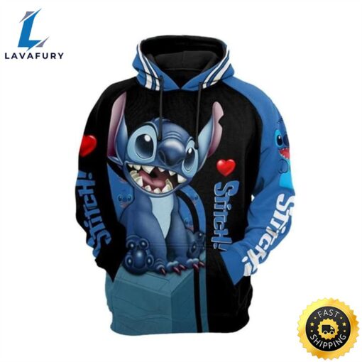 Disney Cartoon Lilo And Stitch 3d Hoodie