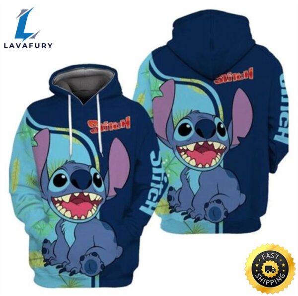 Disney Lilo And Stitch 3d T Shirt Zip Bomber Hoodie