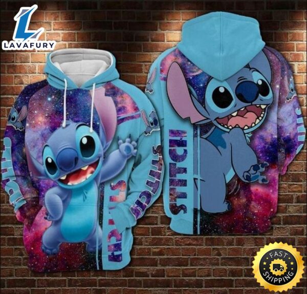 Disney Lilo And Stitch Cute Ii 3d Zip Hoodie