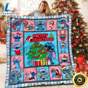Disney Lilo And Stitch So Cute Merry Christmas, Lilo And Stitch Gift For Fan