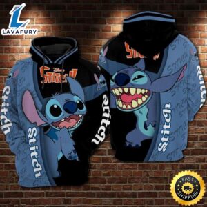Disney Lilo And Stitch Vi 3d T Shirt Zip Bomber Hoodie