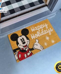 Disney Mickey Mouse Door Mat Rug Retro Classic Entrance Floor Coconut Mat