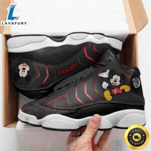 Disney Mickey Mouse Leather Shoes Disney Mickey Air Jordan 13 Shoes